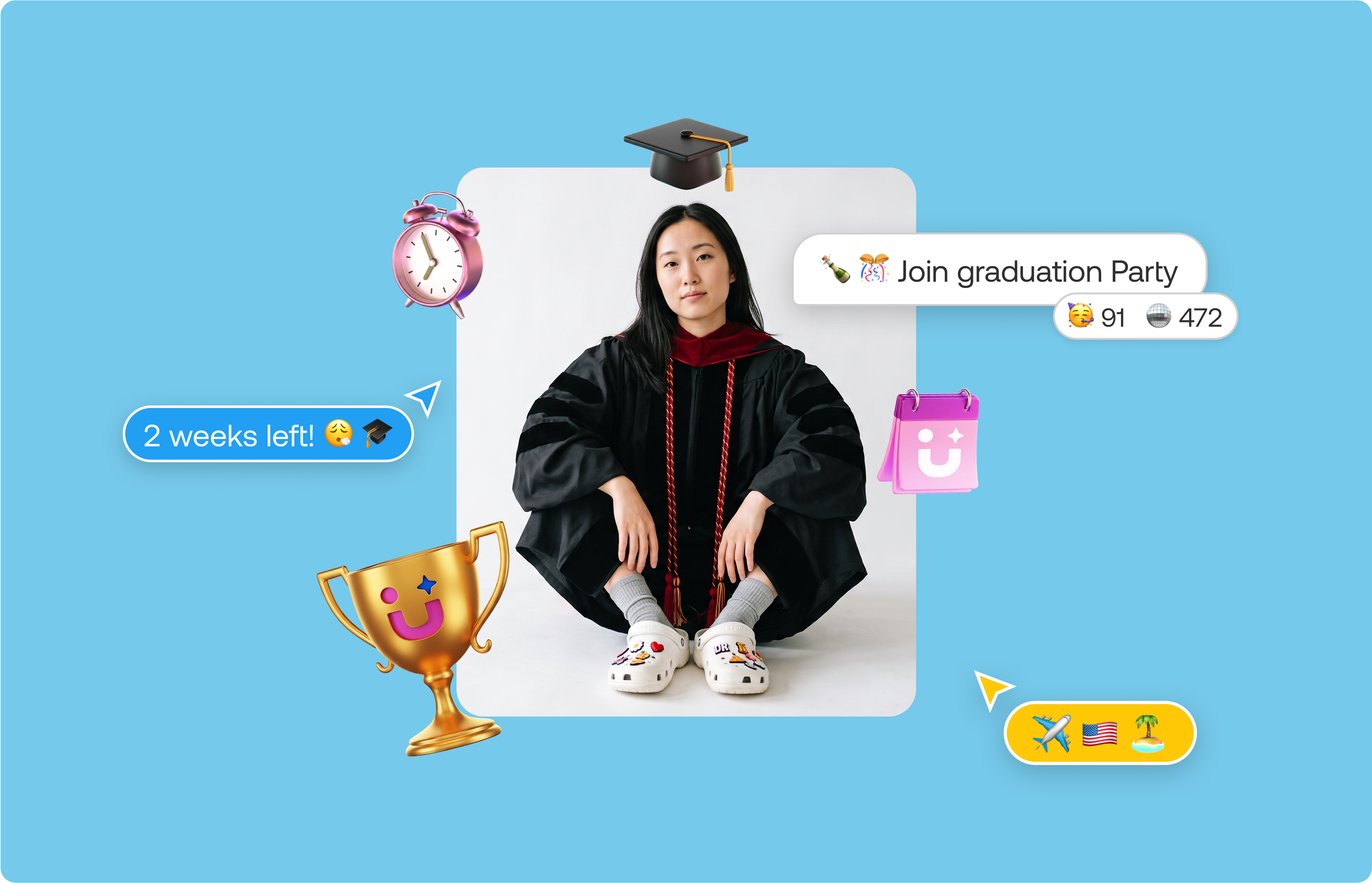 Tilu homepage: 'Online English language school' hero with the 3D tilu mark