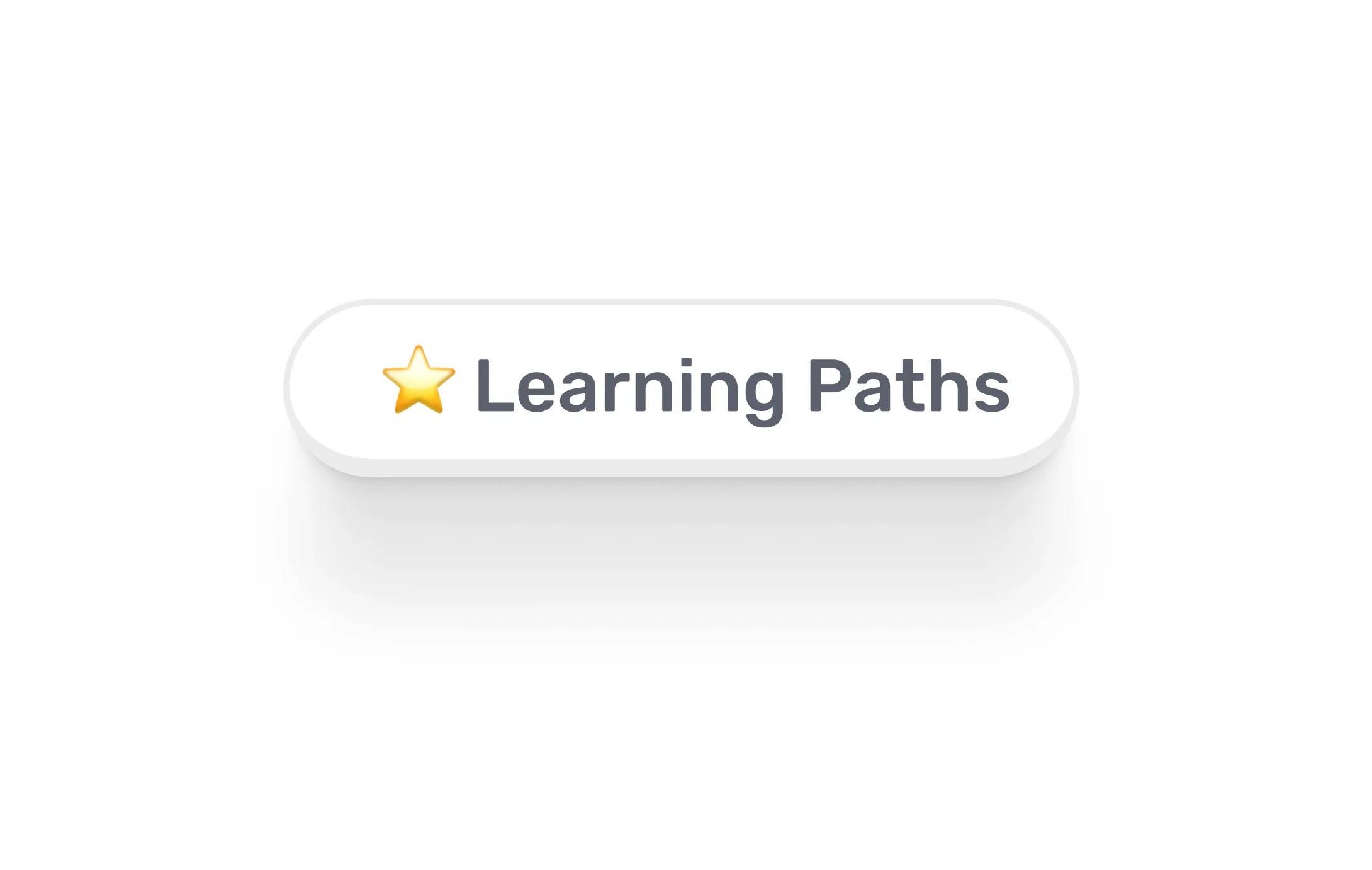 Tilu 'Learning Paths' pill UI element